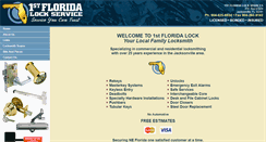 Desktop Screenshot of firstfloridalock.com